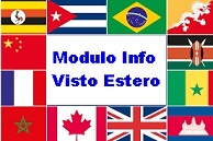 modulo info visto estero